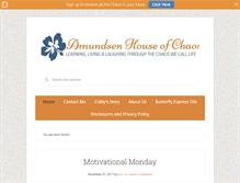 Tablet Screenshot of amundsenhouseofchaos.com